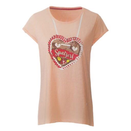 تیشرت زنانه برند آلمانی esmara تیشرت اسمارا رنگ گلبهی